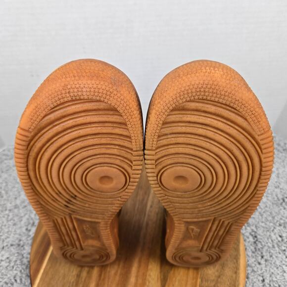 Nike Mens 13 Air Force 1 '07 Low Flax Wheat Casual Daily Sneaker CJ9179-200 - Picture 9 of 12